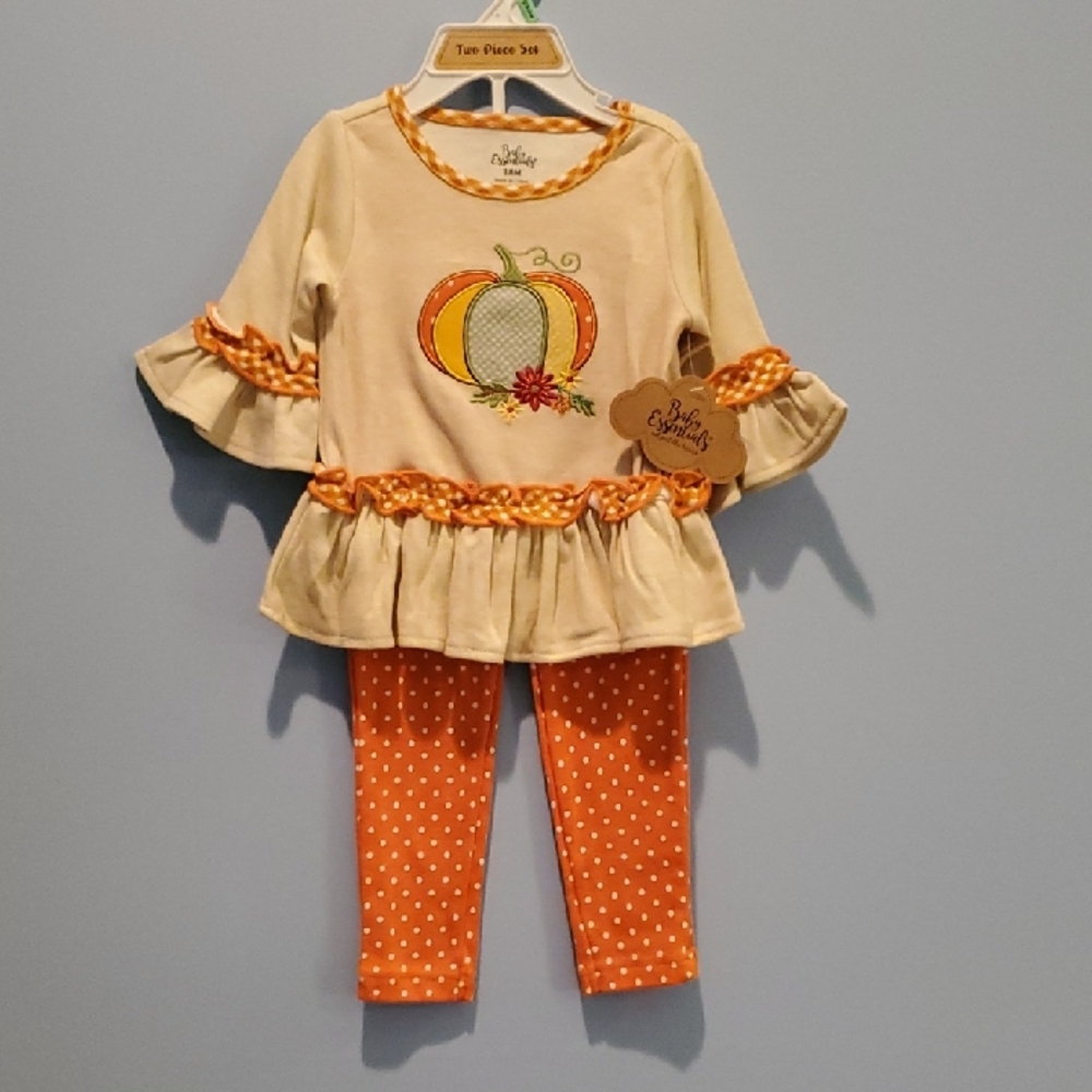 Baby Essentials Pumpkin 2 Pc Set - 18M